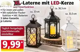 Norma XL-Laterne mit LED-Kerze Angebot