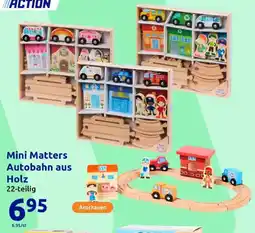 Action Mini Matters Autobahn aus Holz Angebot