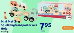 Action Mini Matters Spielzeugtransporter aus Holz Angebot