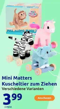 Action Mini Matters Kuscheltier zum Ziehen Angebot