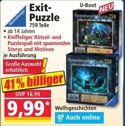 Norma Exit- Puzzle Angebot