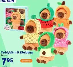 Action Teddybär mit Kleidung Angebot