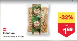 MPreis Erdnüsse Angebot