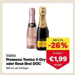 MPreis Valdo Prosecco Treviso X-Dry oder Rosé Brut DOC Angebot