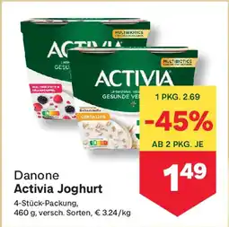 MPreis Danone Activia Joghurt Angebot