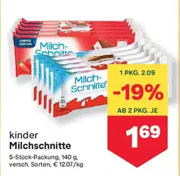 MPreis Kinder milchschnitte Angebot