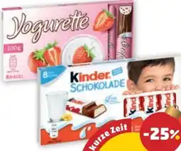 PENNY Ferrero Kinder Schokolade Angebot
