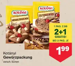 MPreis Kotányi gewürzpackung Angebot