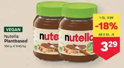 MPreis Nutella plantbased Angebot