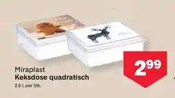 MPreis Miraplast keksdose quadratisch Angebot