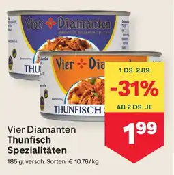 MPreis Vier diamanten thunfisch spezialitäten Angebot