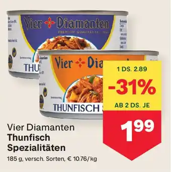MPreis Vier diamanten thunfisch spezialitäten Angebot