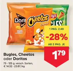 MPreis Bugles, Cheetos oder Doritos Angebot