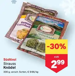 MPreis Südtirol strauss knödel Angebot
