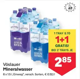 MPreis Vöslauer Mineralwasser Angebot