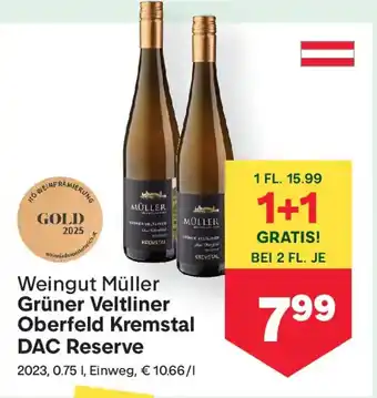 MPreis Weingut müller grüner veltliner oberfeld kremstal dac reserve Angebot