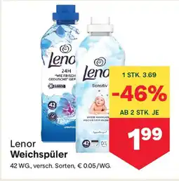 MPreis Lenor weichspüler Angebot