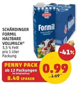 PENNY Schärdinger formil haltbare vollmilch Angebot