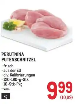 Metro Perutnina putenschnitzel Angebot