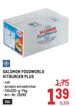 Metro Salomon foodworld hitburger plus Angebot