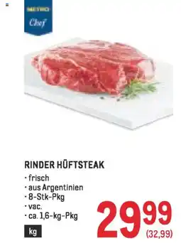 Metro Rinder hüftsteak Angebot