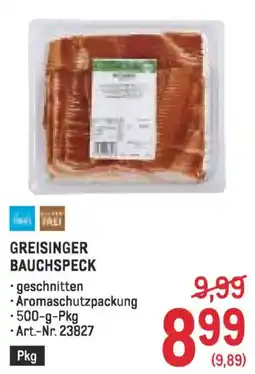 Metro Greisinger bauchspeck Angebot