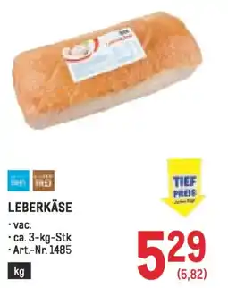 Metro Leberkäse Angebot