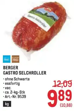 Metro Berger gastro selchroller Angebot
