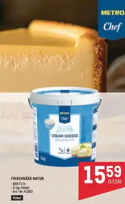 Metro Frischkäse natur Angebot