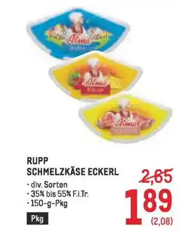 Metro Rupp schmelzkäse eckerl Angebot