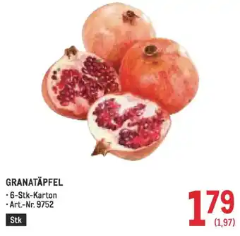 Metro Granatäpfel Angebot