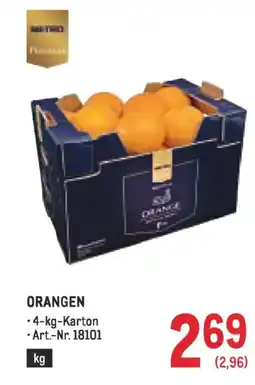 Metro Orangen Angebot