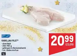Metro Kabeljau filet Angebot
