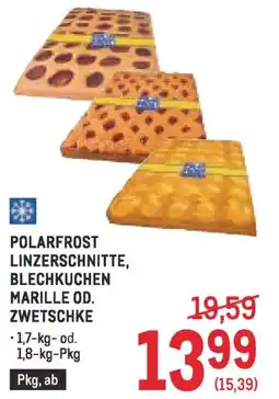 Metro Polarfrost linzerschnitte, blechkuchen marille od zwetschke Angebot