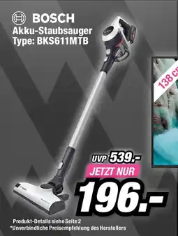 Red Zac BOSCH Akku-Staubsauger Angebot