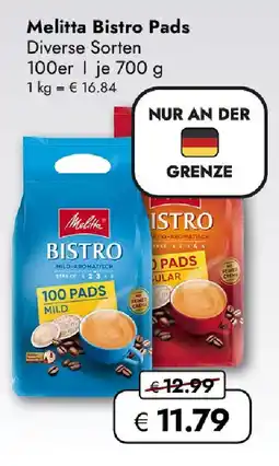 Travel FREE Melitta Bistro Pads Angebot