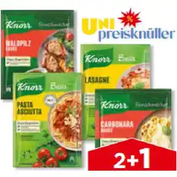 Unimarkt Basis Produkt oder Feinschmecker Sauce versch. Sorten Unimarkt Angebot