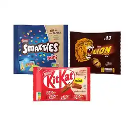 Lidl Lion, KitKat oder Smarties Minis Lidl APP Preis Angebot
