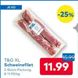 T&G T&G XL Schweinefilet Angebot