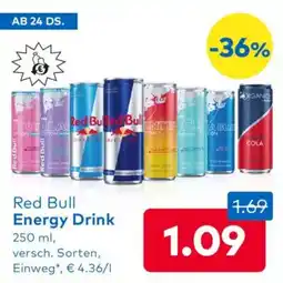 T&G Red Bull Energy Drink Angebot