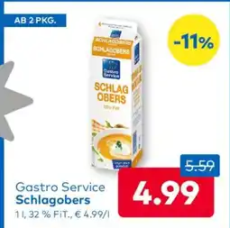 T&G Gastro Service Schlagobers Angebot