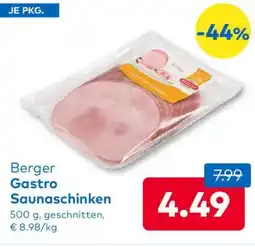 T&G Berger Gastro Saunaschinken Angebot