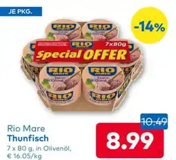 T&G Rio Mare Thunfisch Angebot