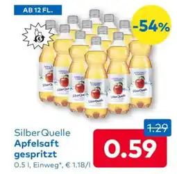 T&G SilberQuelle Apfelsaft gespritzt Angebot