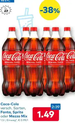 T&G Coca-Cola Angebot