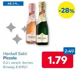 T&G Henkell piccolo Angebot