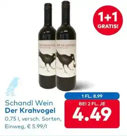 T&G Schandl Wein Der Krahvogel Angebot