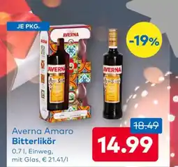 T&G Averna Amaro Bitterlikör Angebot