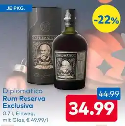 T&G Diplomatico Rum Reserva Angebot