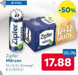 T&G Zipfer märzen Angebot